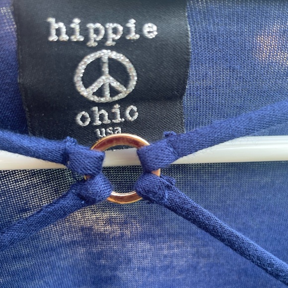 Hippie Chic criss-cross tee size Medium - Picture 2 of 4